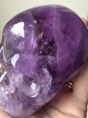 Amethyst Crystal Skull