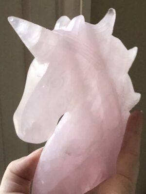 Rose Quartz Crystal Unicorn