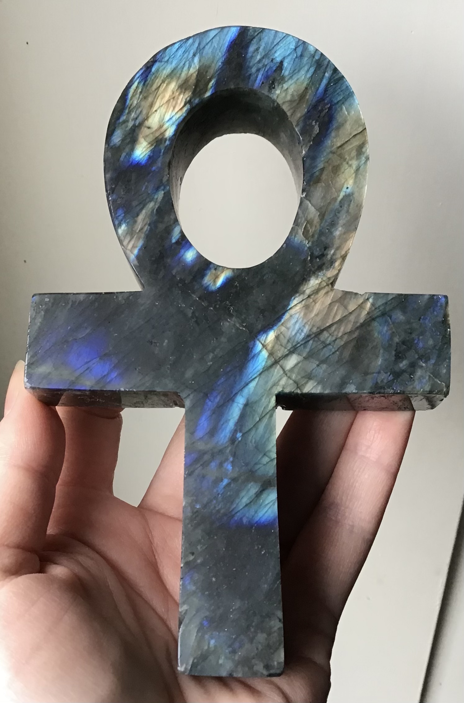 Labradorite Crystal Ankh - Image 3