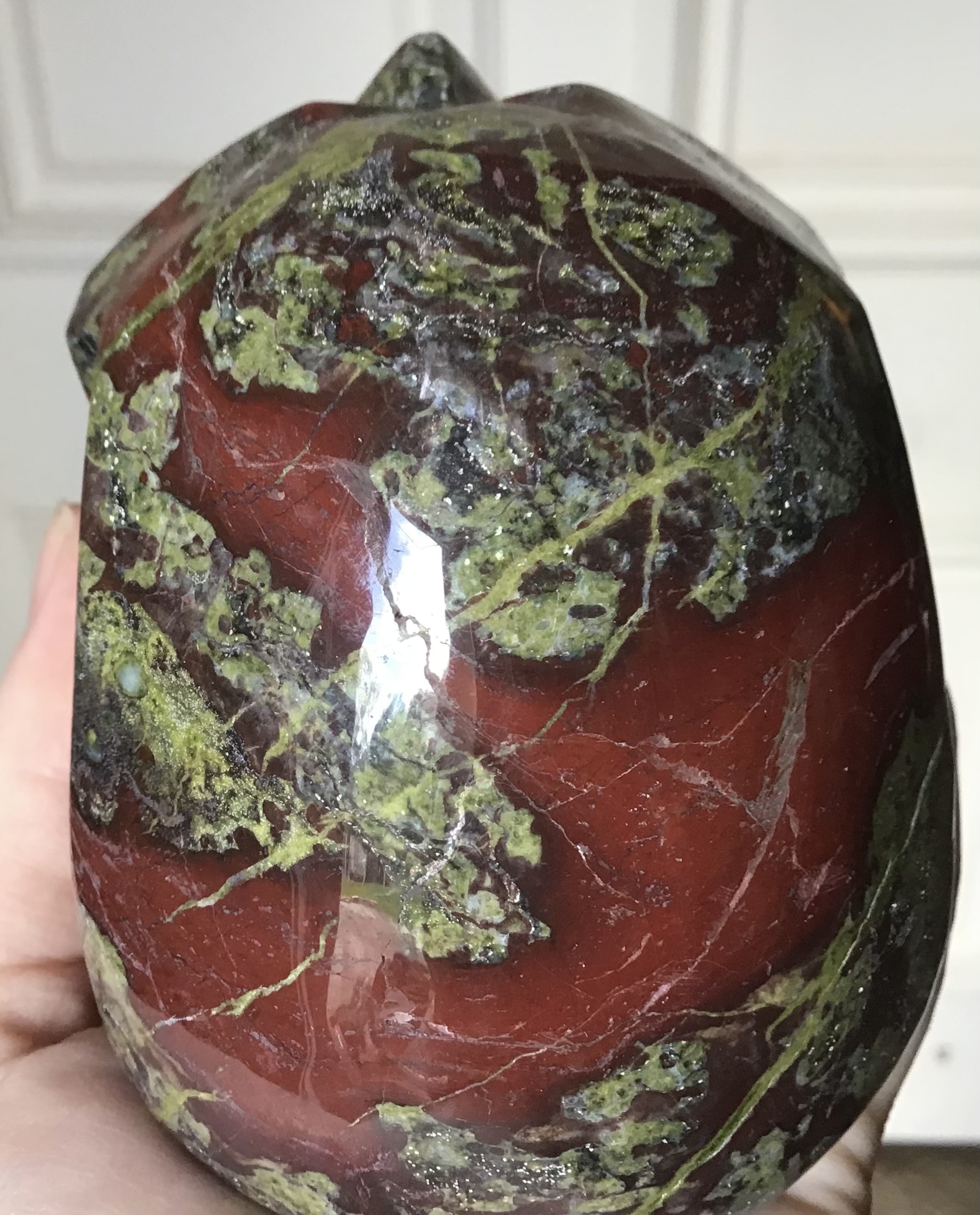 Bloodstone Jasper Crystal Skull - Image 8