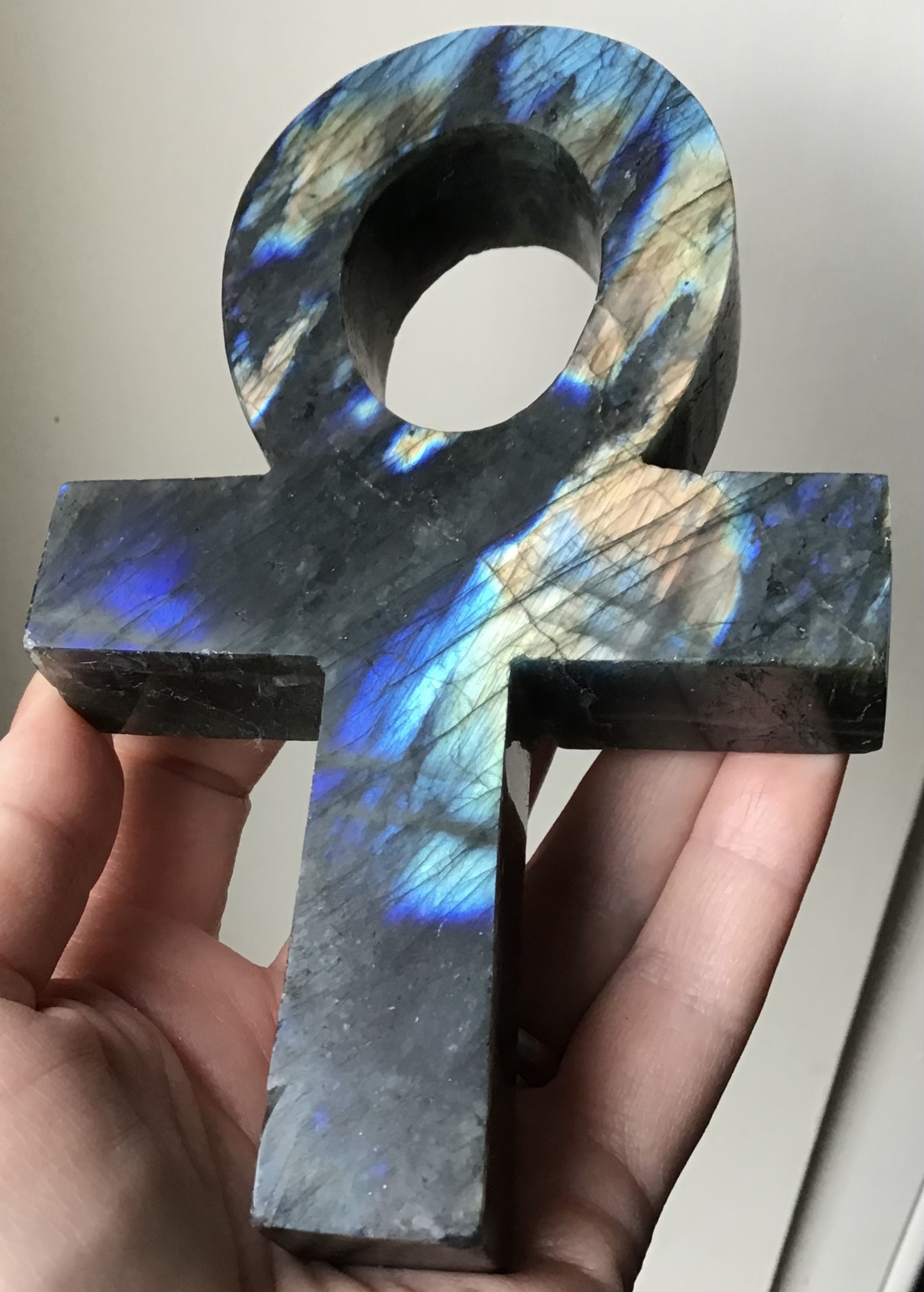Labradorite Crystal Ankh - Image 2
