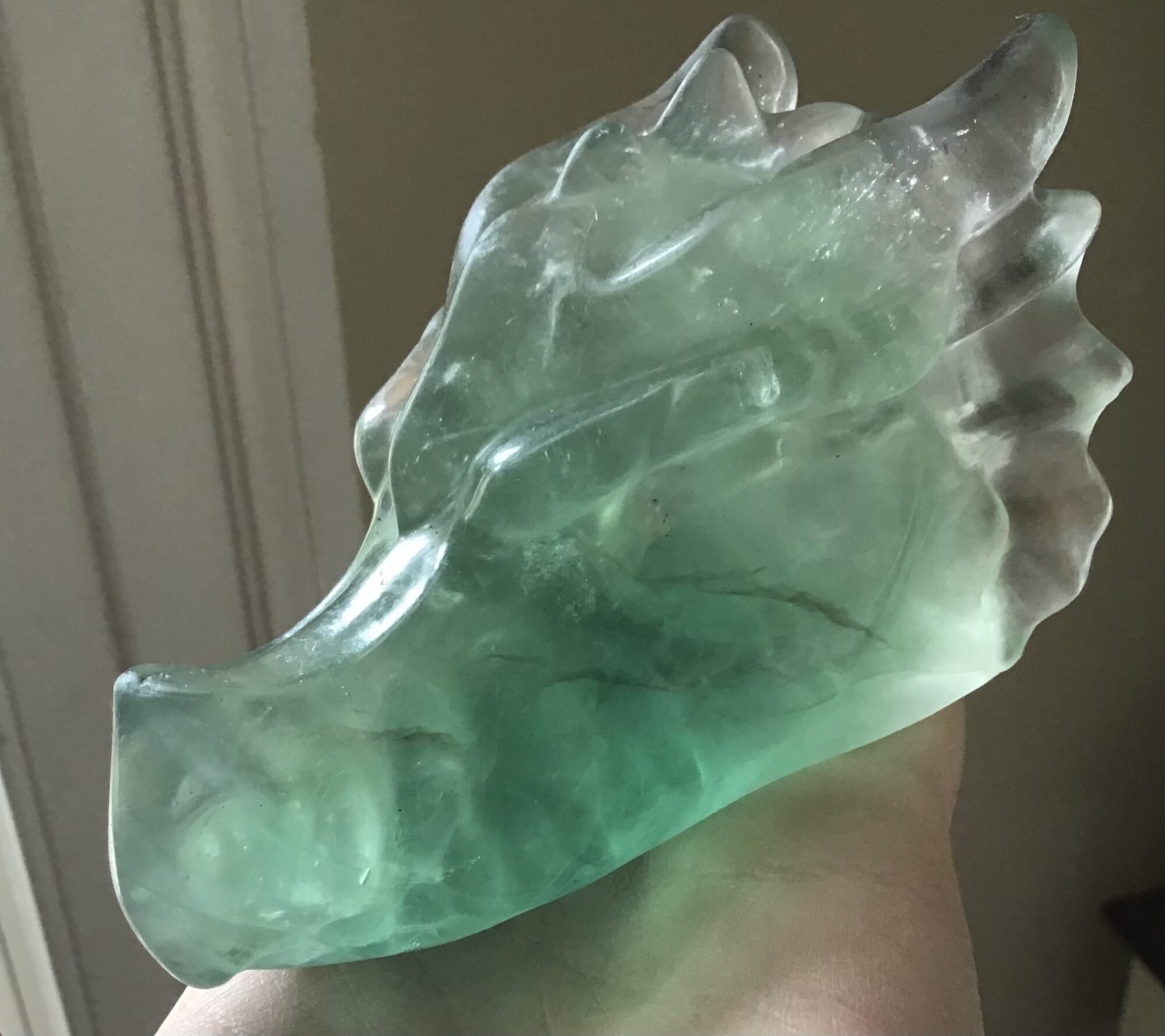 Emerald Green Fluorite Crystal Dragon - Image 2