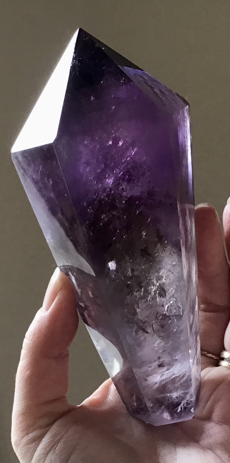 Natural Amethyst Crystal Wand - Image 4