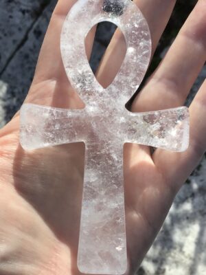 Clear Quartz Crystal Ankh