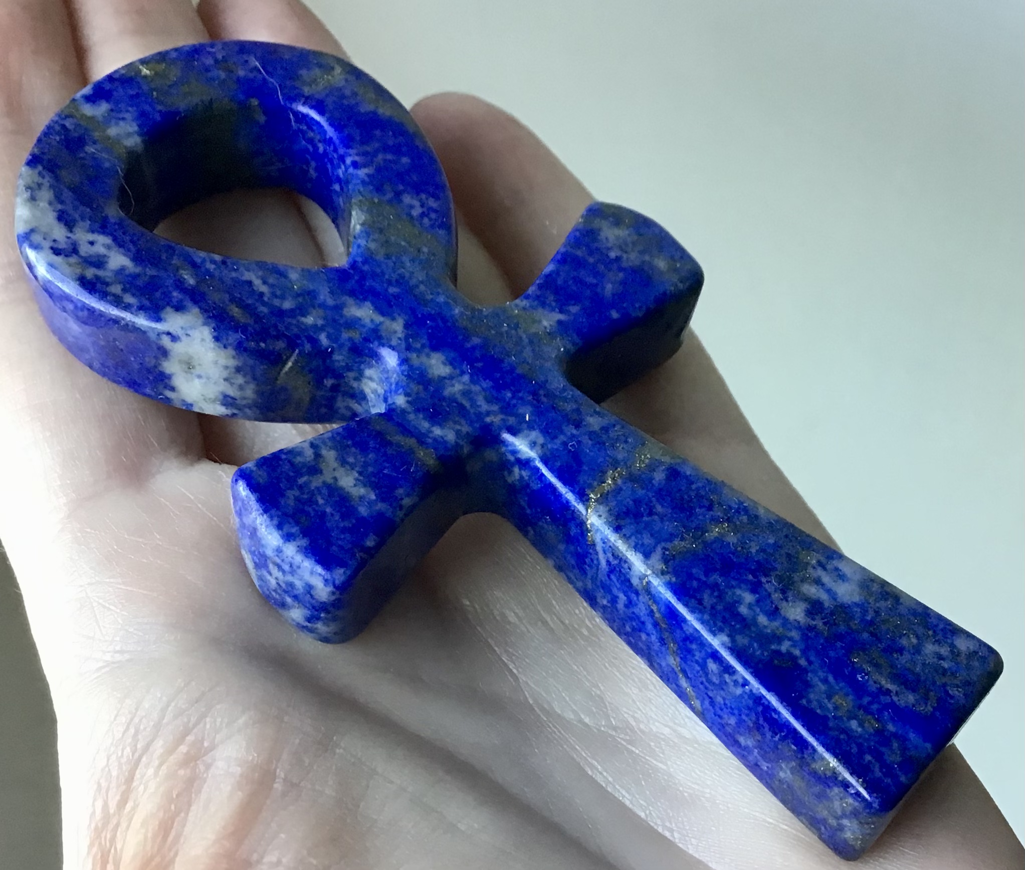 Lapis Lazuli Crystal Ankh - Image 4