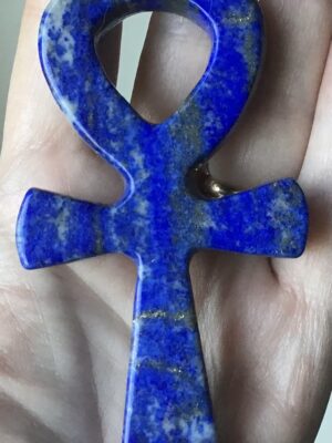 Lapis Lazuli Crystal Ankh