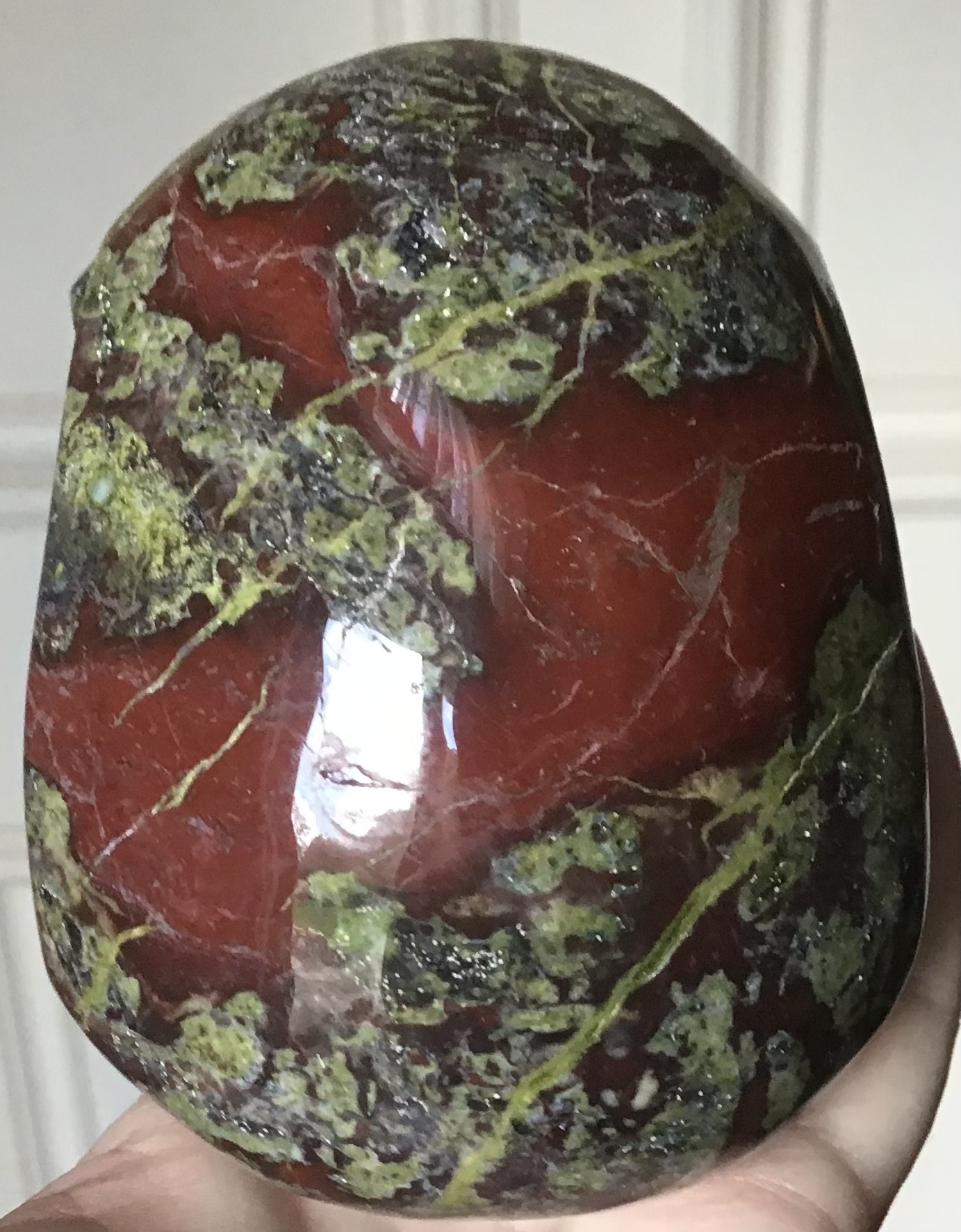 Bloodstone Jasper Crystal Skull - Image 7