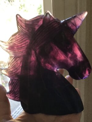 Fluorite Crystal Unicorn