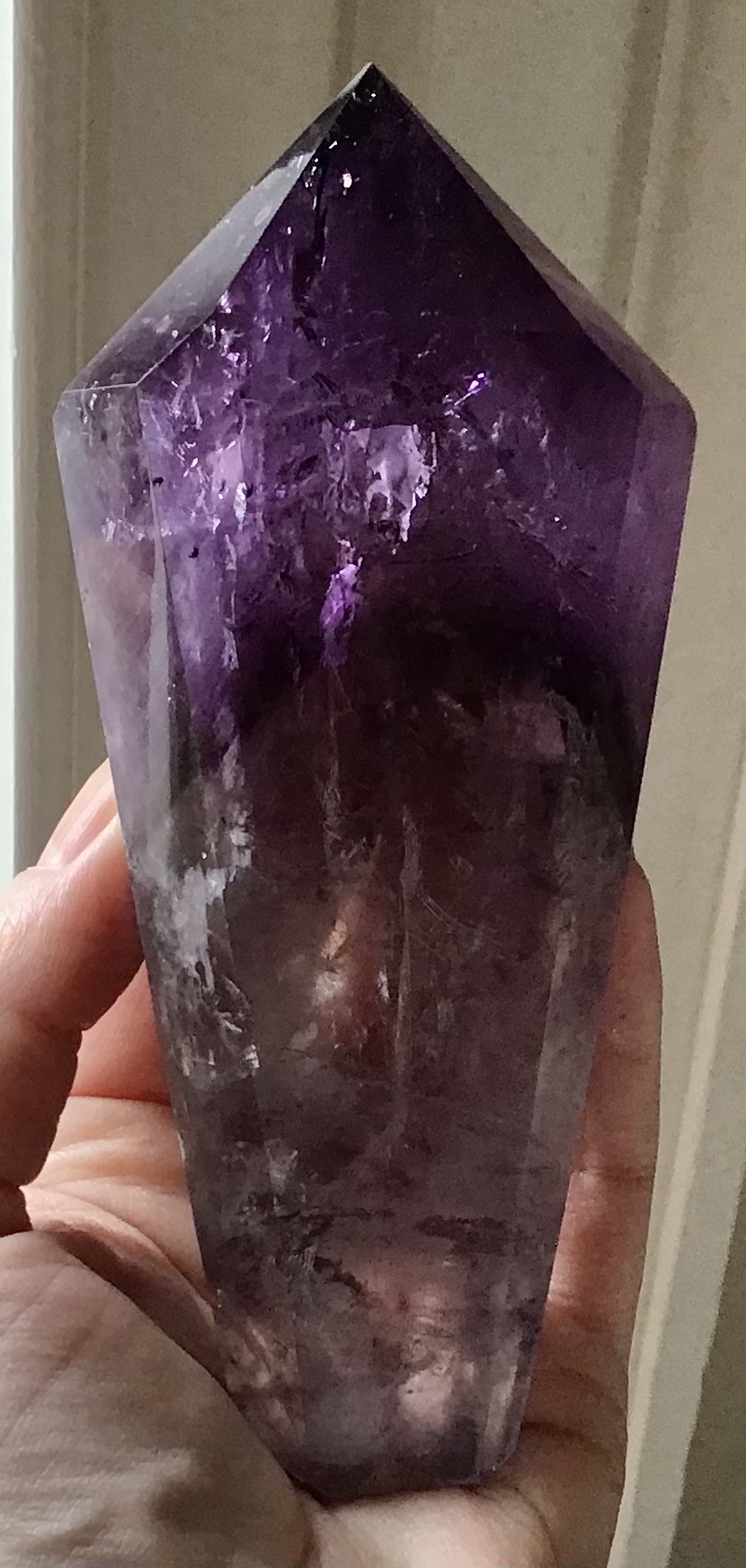 Natural Amethyst Crystal Wand - Image 2