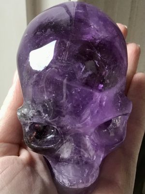 Amethyst Crystal Skull