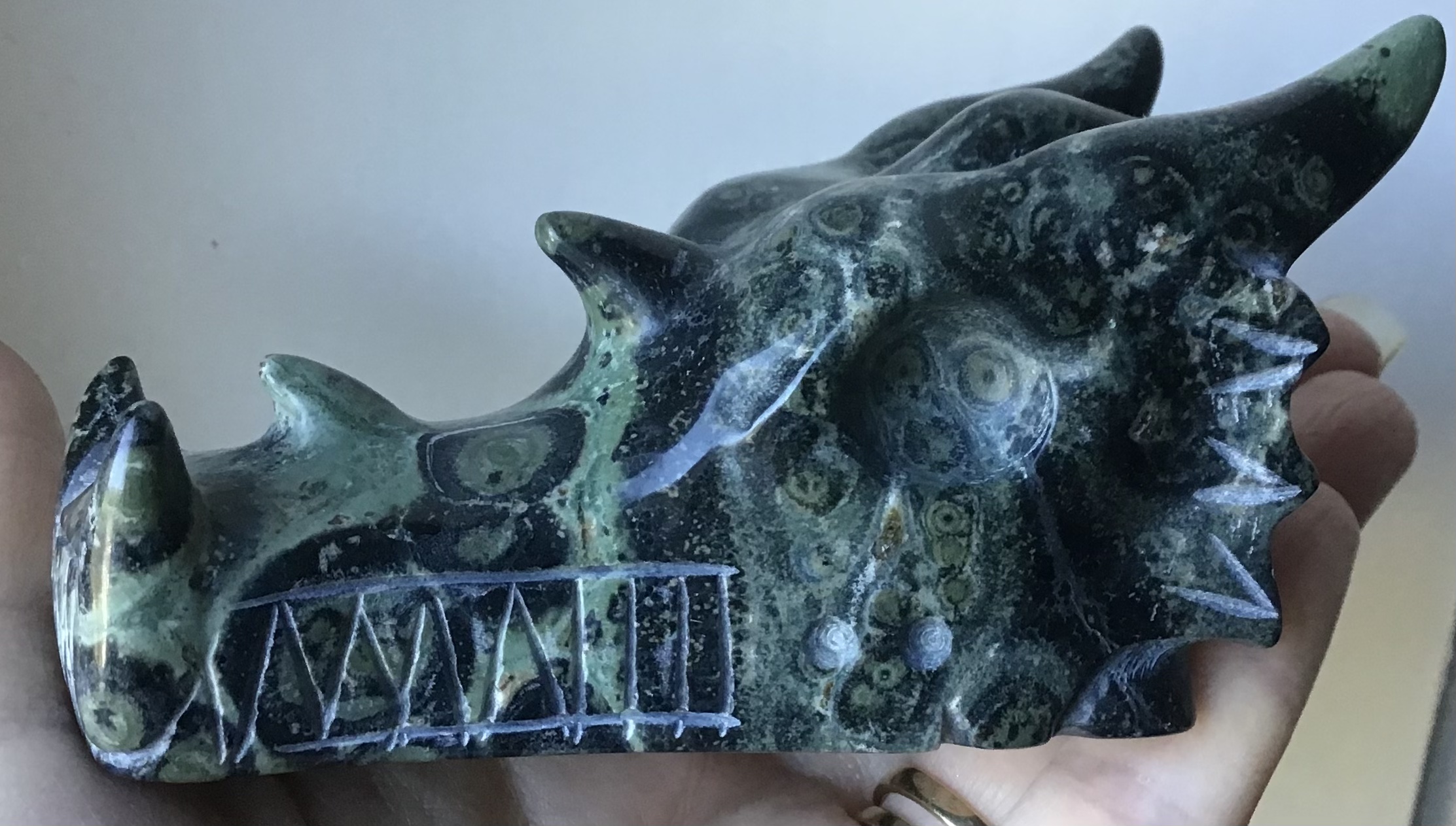 Kambaba Jasper Crystal Dragon - Image 3
