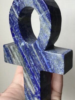 Large Lapis Lazuli Crystal Ankh