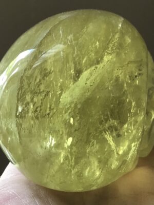 Citrine Crystal Skull