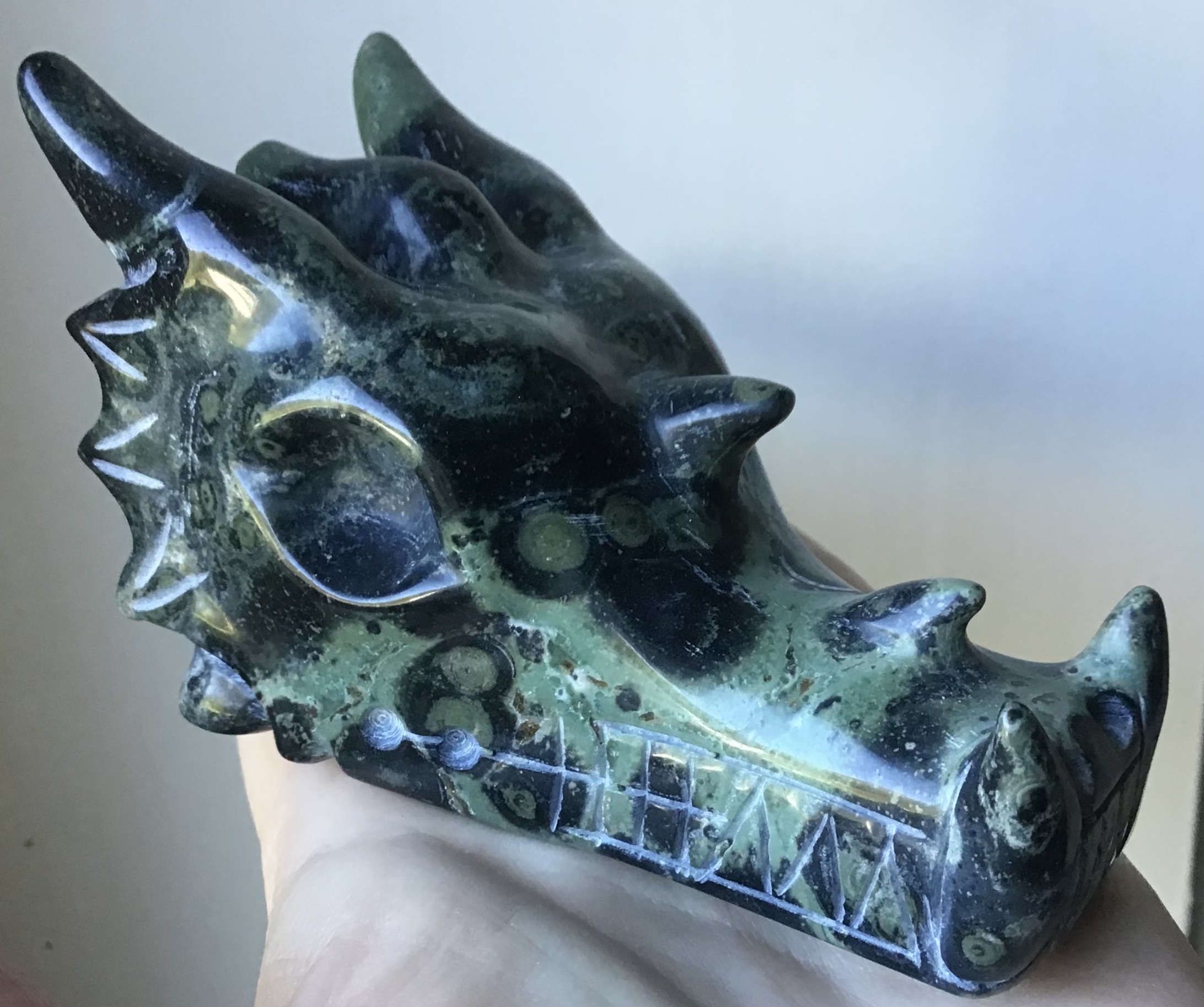 Kambaba Jasper Crystal Dragon