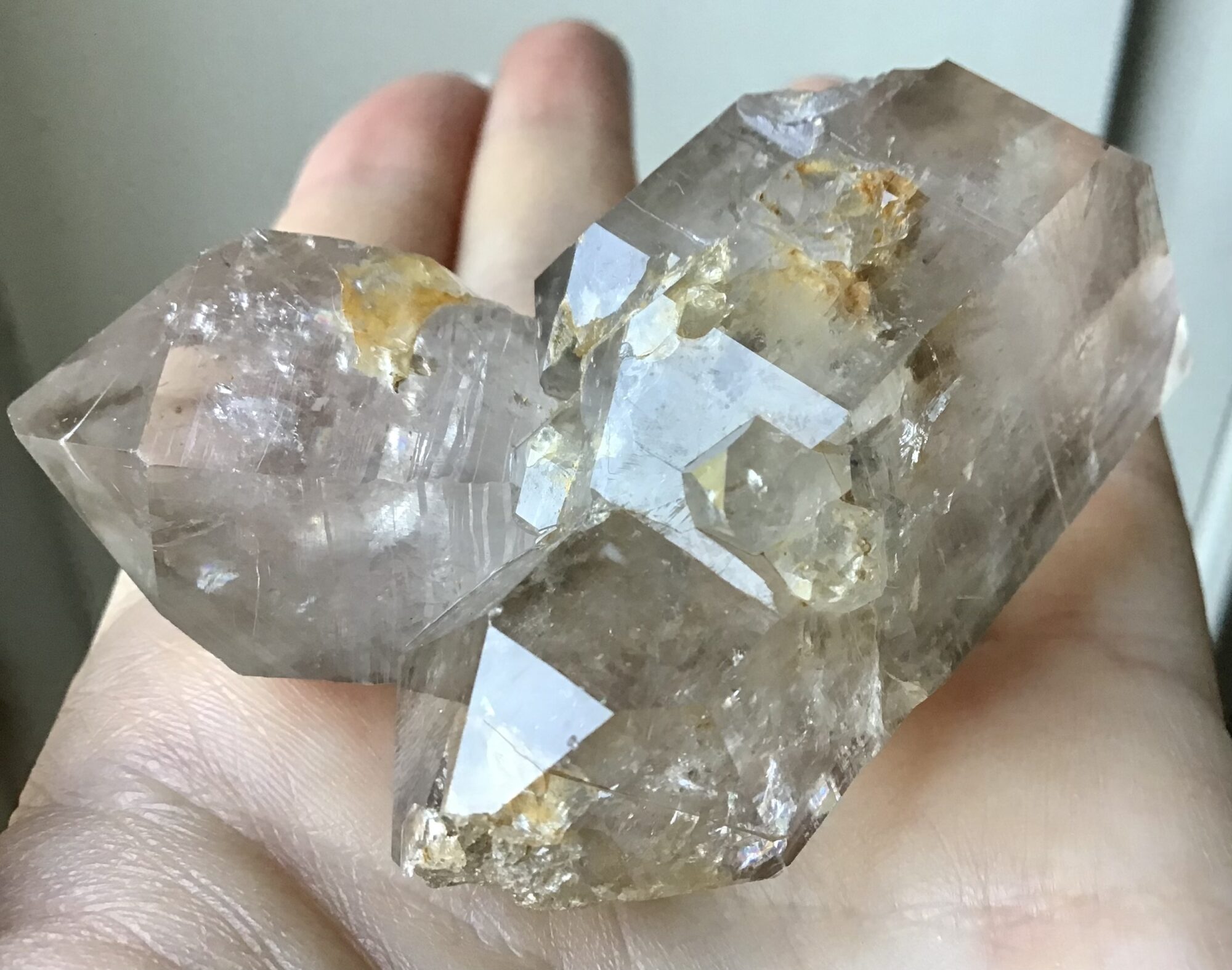 Enhydro Herkimer Quartz Crystal/ 3x Moving Water Bubble - Image 8