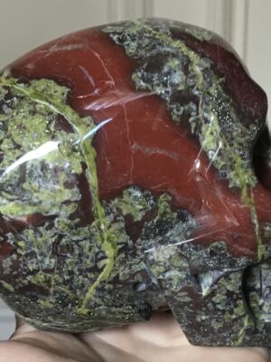 Bloodstone Jasper Crystal Skull