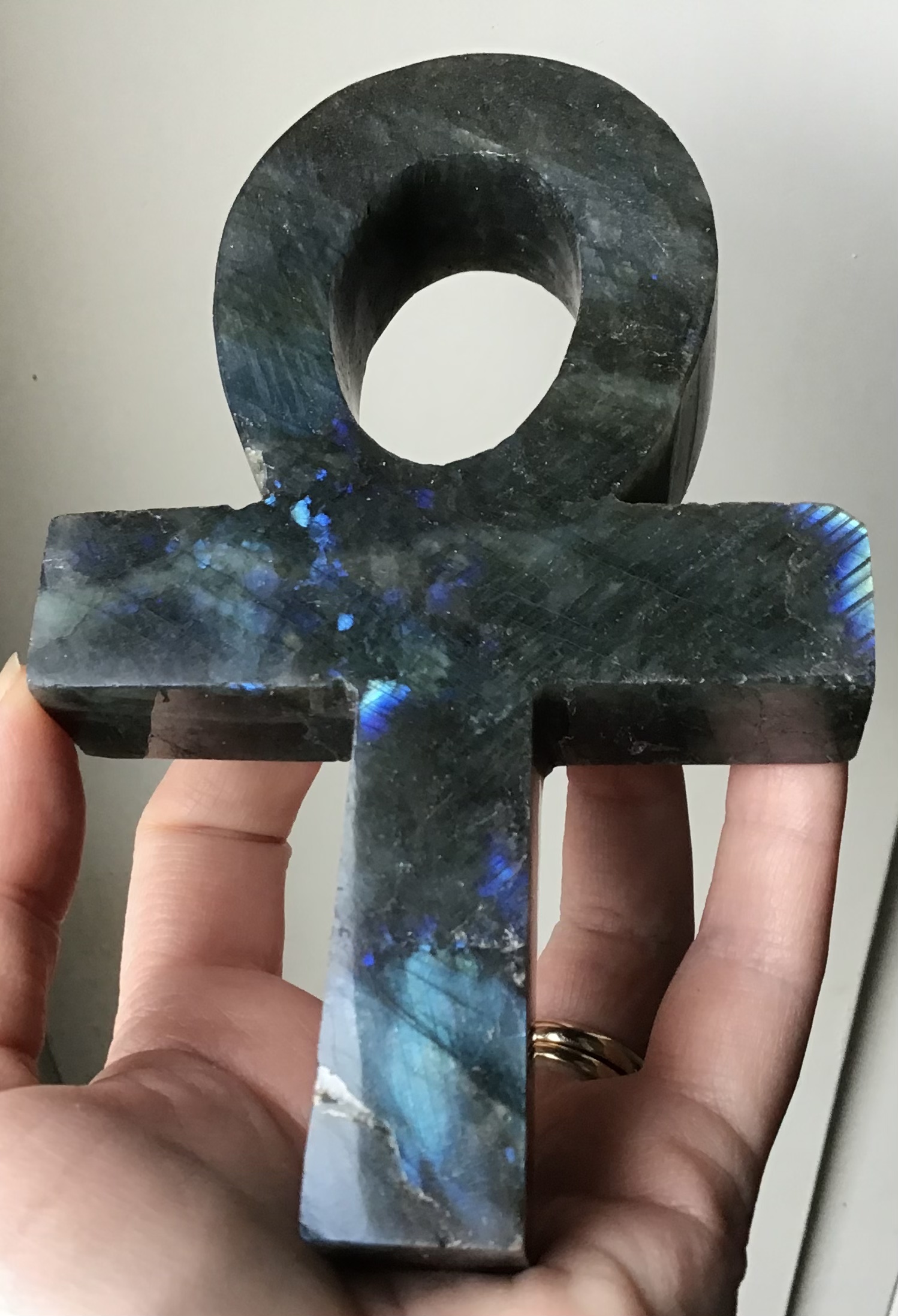 Labradorite Crystal Ankh - Image 4
