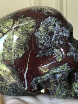 Bloodstone Jasper Crystal Skull