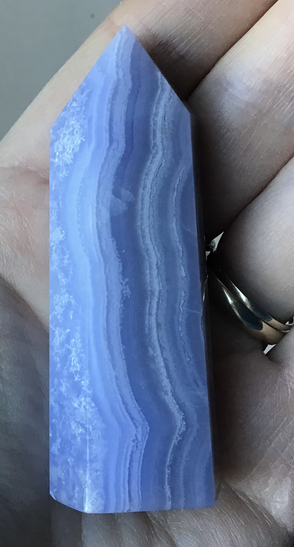 Blue Lace Agate Crystal Point - Image 5