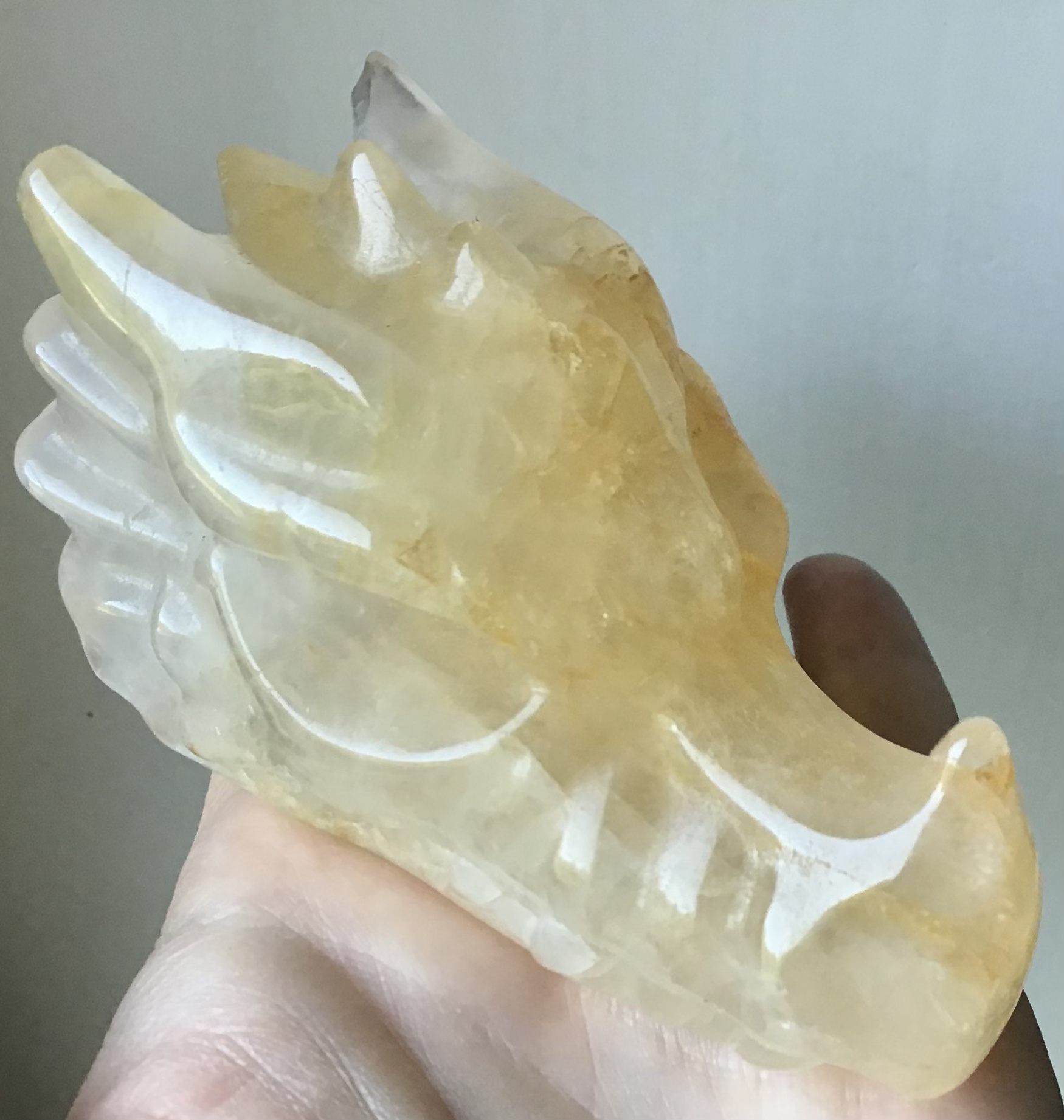 Golden Healer Quartz Crystal Dragon - Image 4