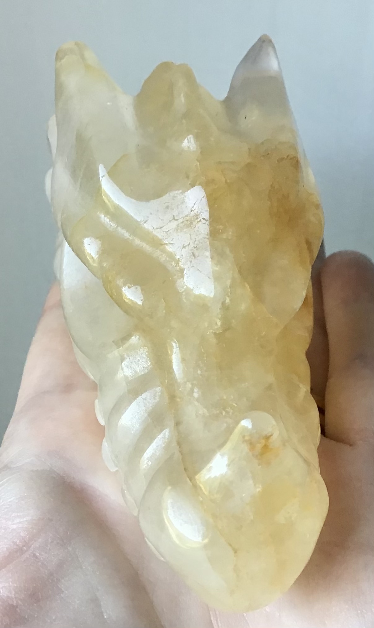 Golden Healer Quartz Crystal Dragon - Image 5