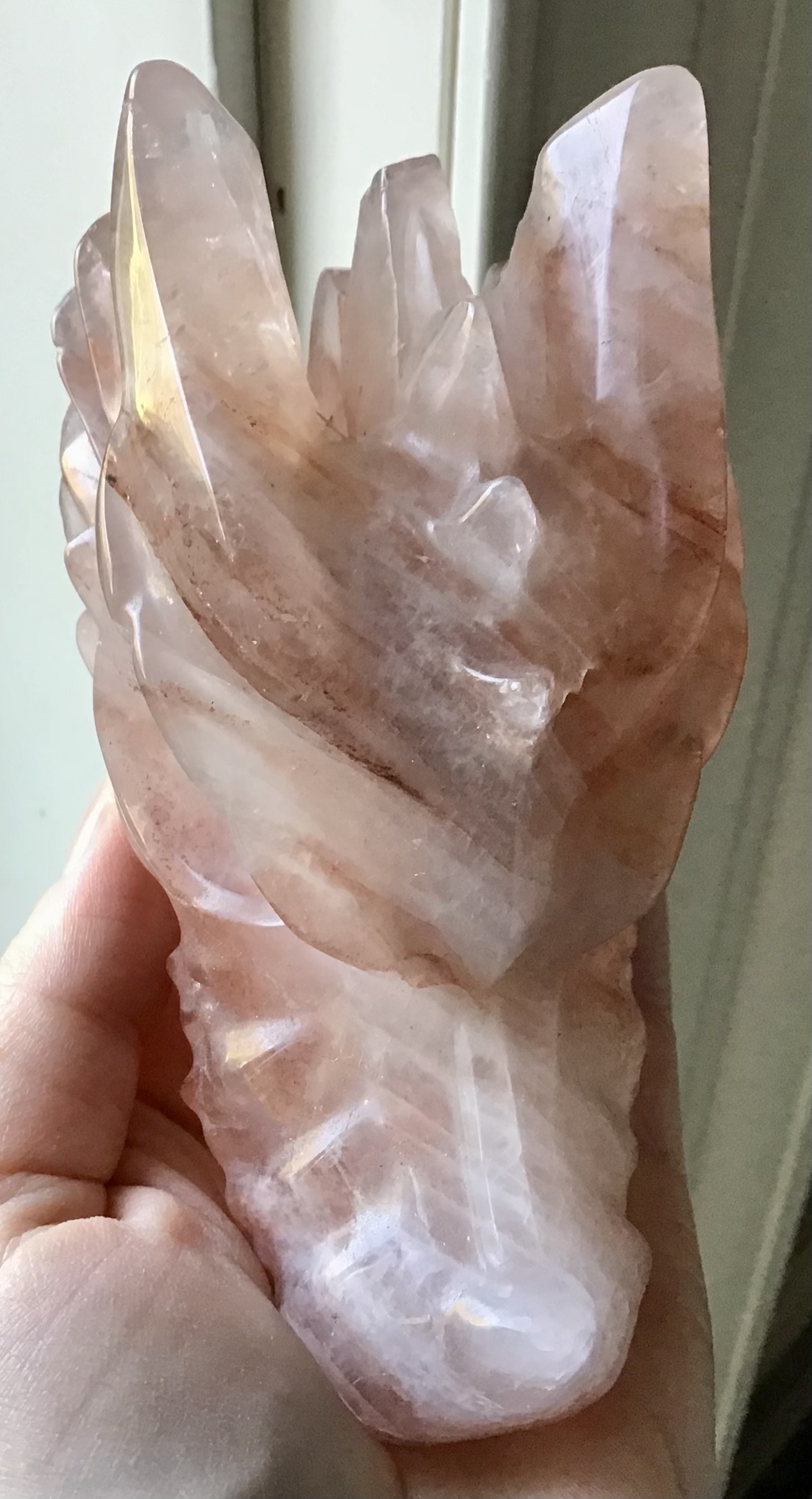 Fire Quartz Crystal Dragon