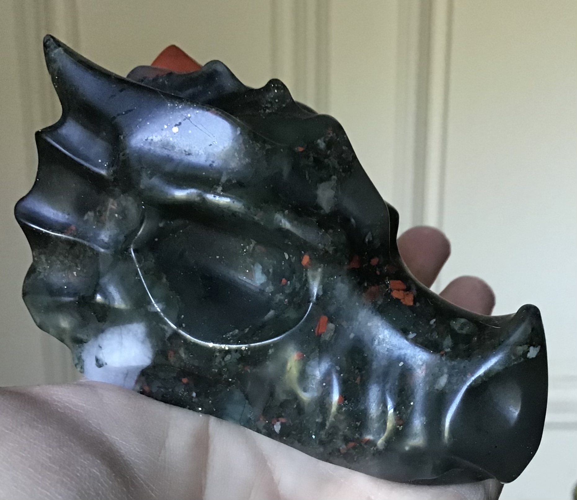 Bloodstone Jasper Crystal Dragon - Image 6