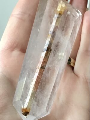 Multicoloured Tourmaline Clear Quartz Crystal