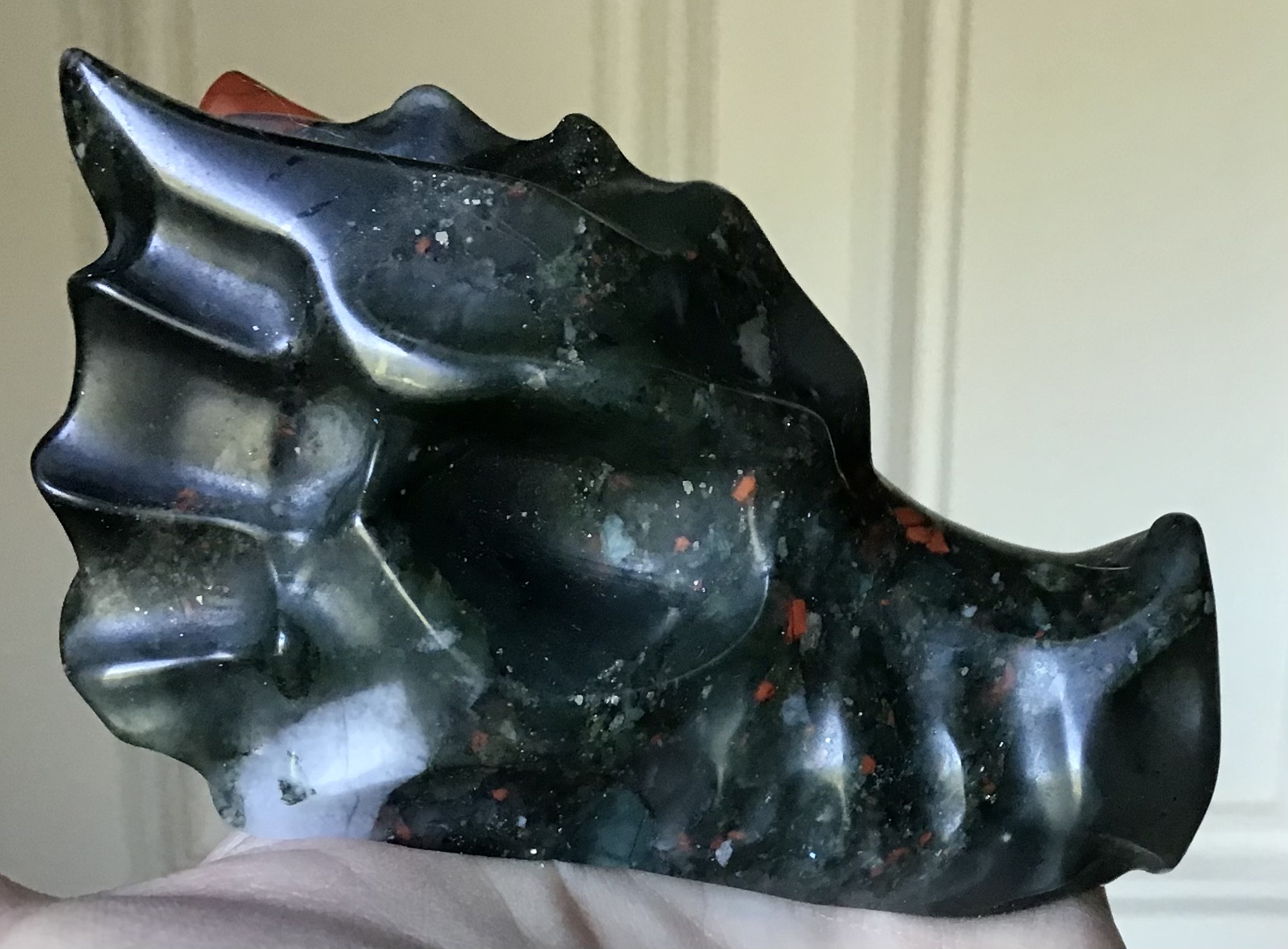 Bloodstone Jasper Crystal Dragon - Image 3