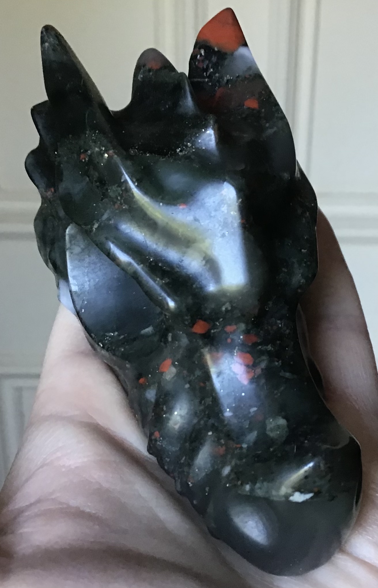 Bloodstone Jasper Crystal Dragon - Image 8