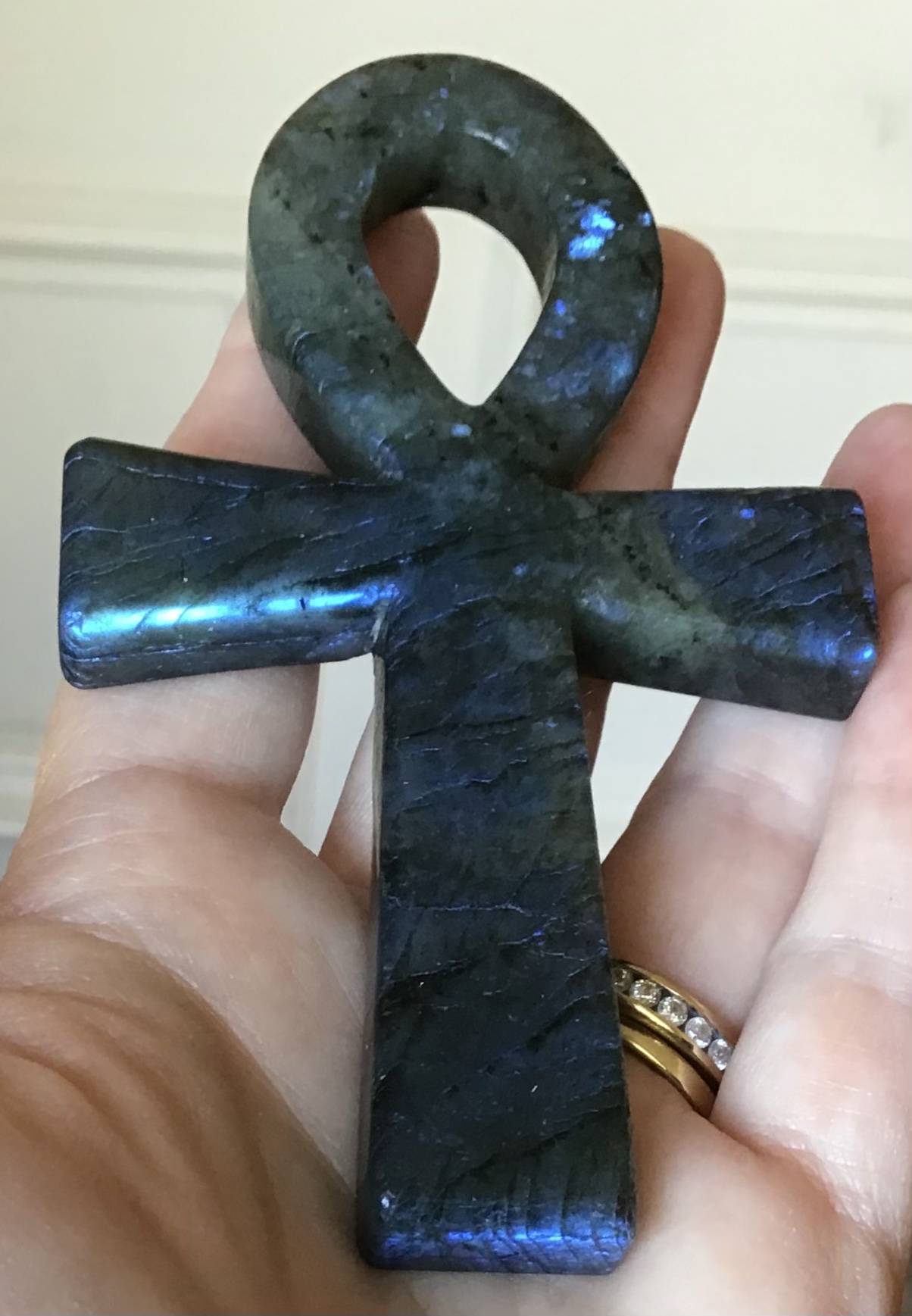 Labradorite Crystal Ankh - Image 3