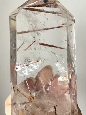 Clear Quartz Tourmaline Crystal