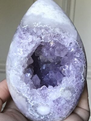 Rare Amethyst & Agate Crystal Geode