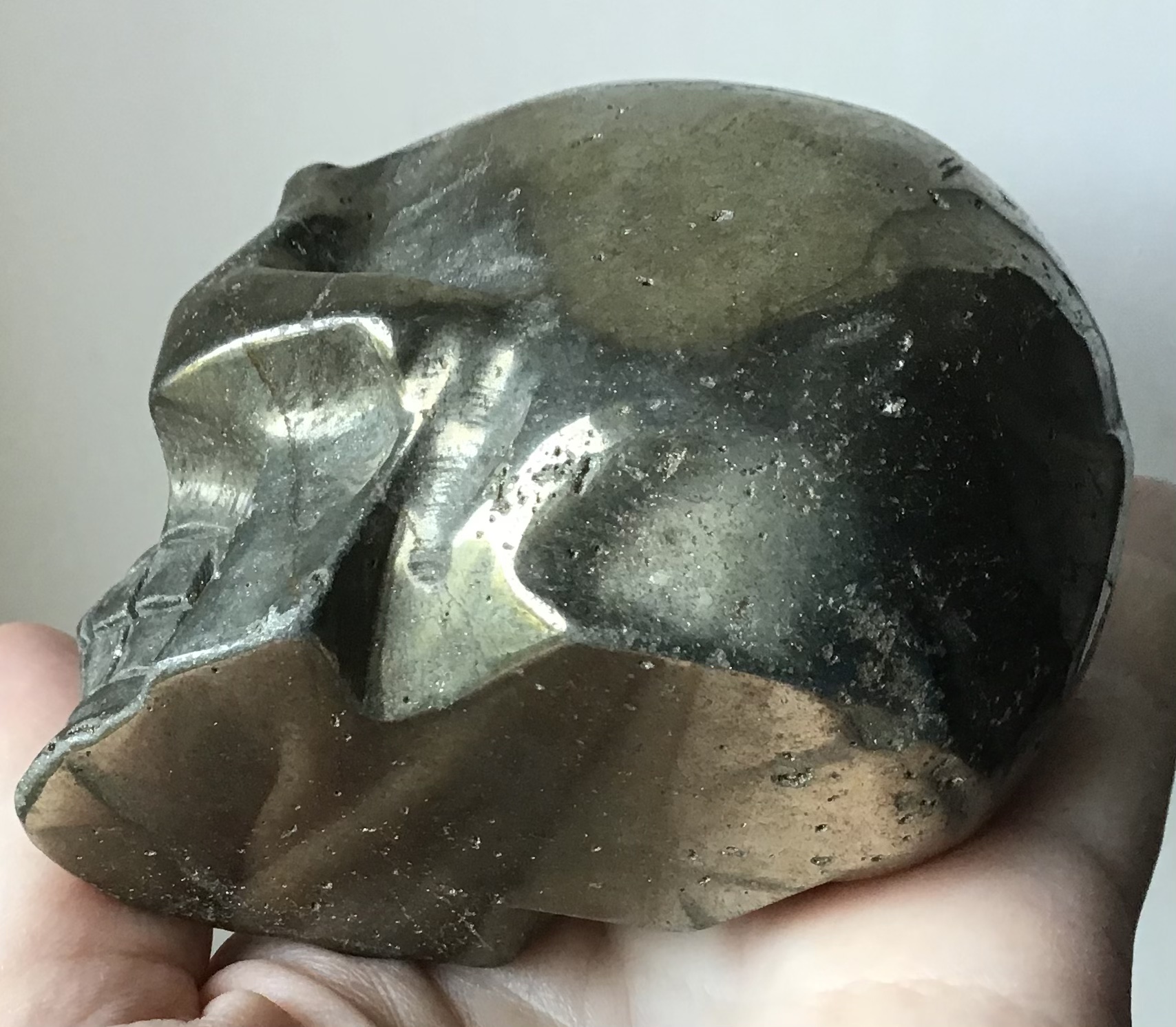 Gold Pyrite Skull - Image 4