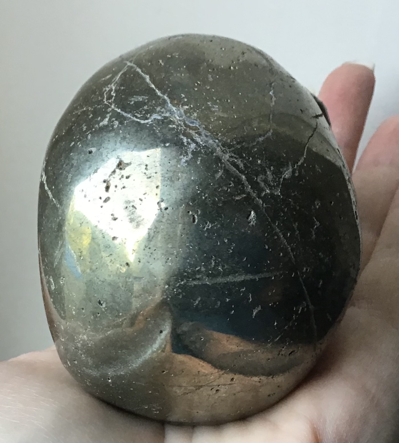 Gold Pyrite Skull - Image 7