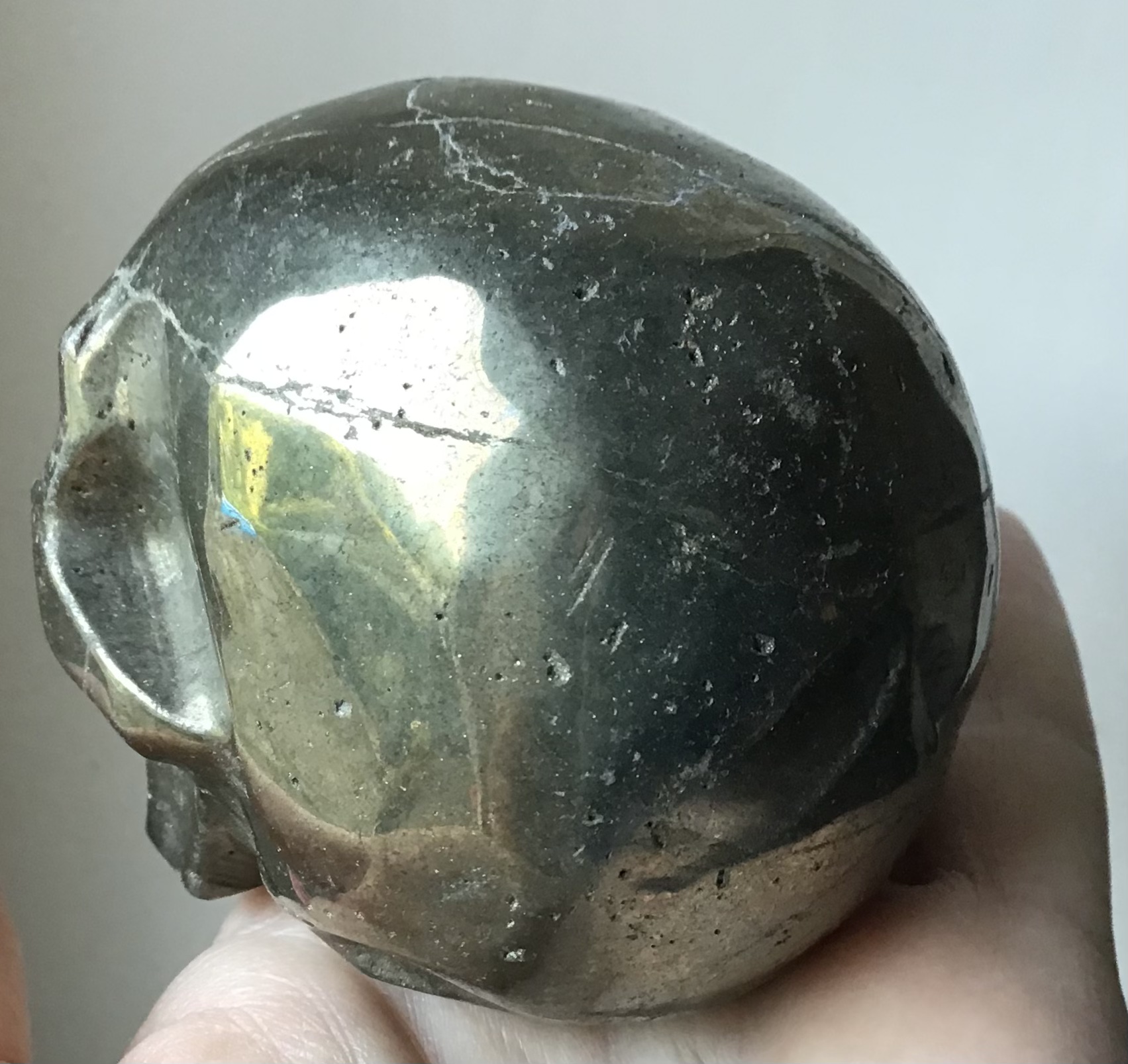 Gold Pyrite Skull - Image 6