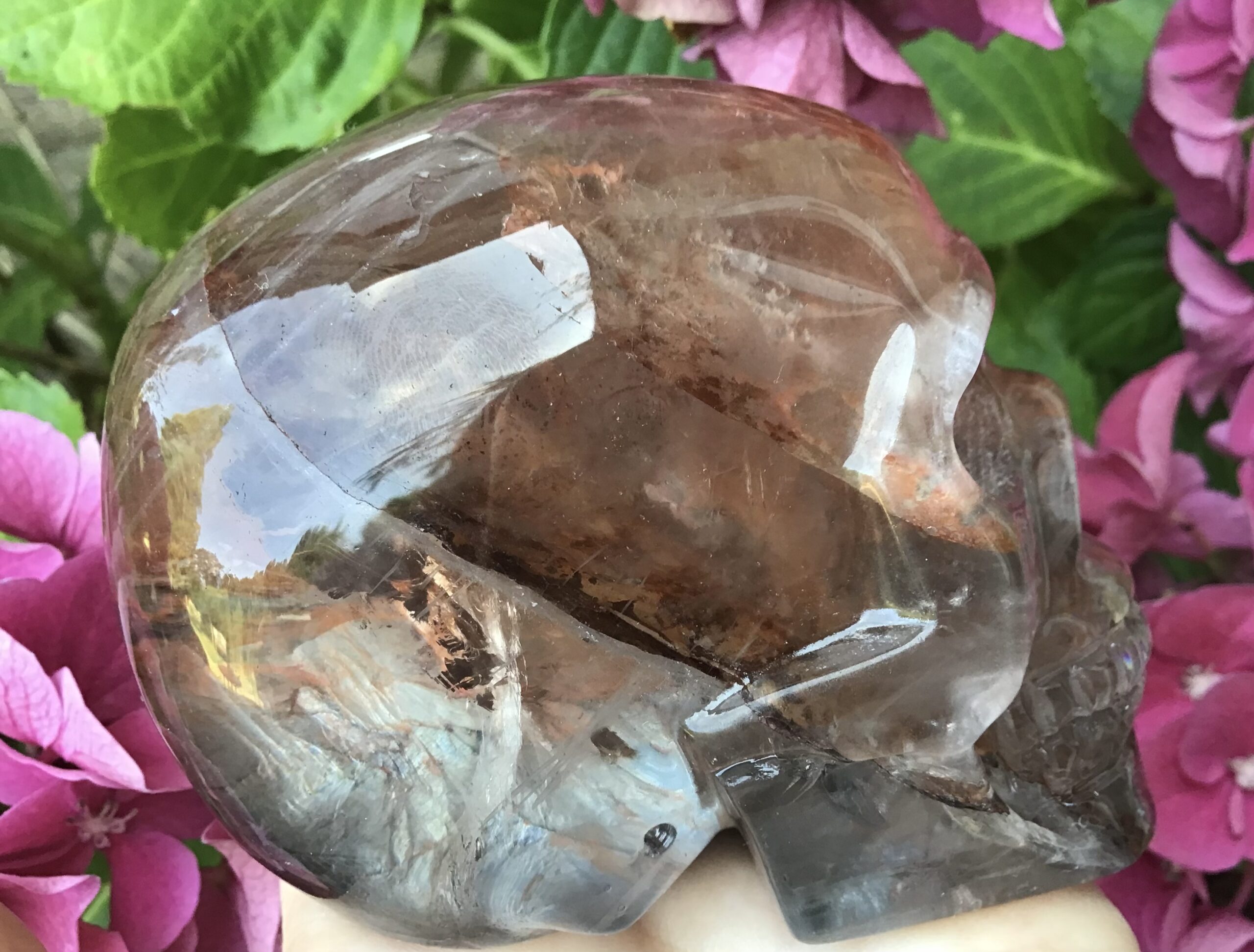 Fire Quartz Crystal Skull - Image 9