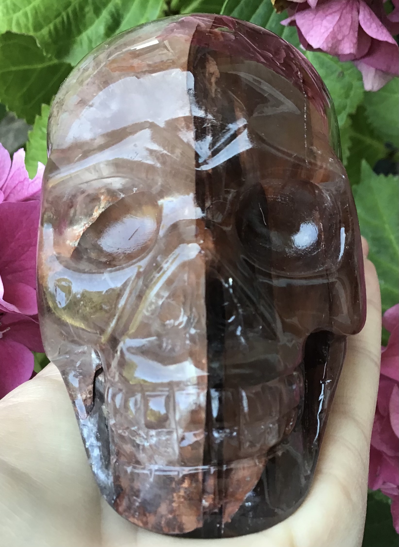 Fire Quartz Crystal Skull - Image 5