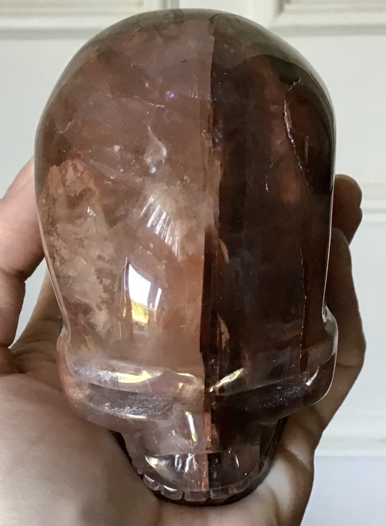 Fire Quartz Crystal Skull - Image 2