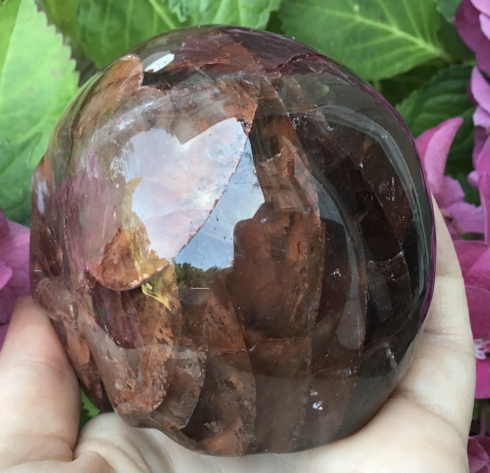 Fire Quartz Crystal Skull - Image 7