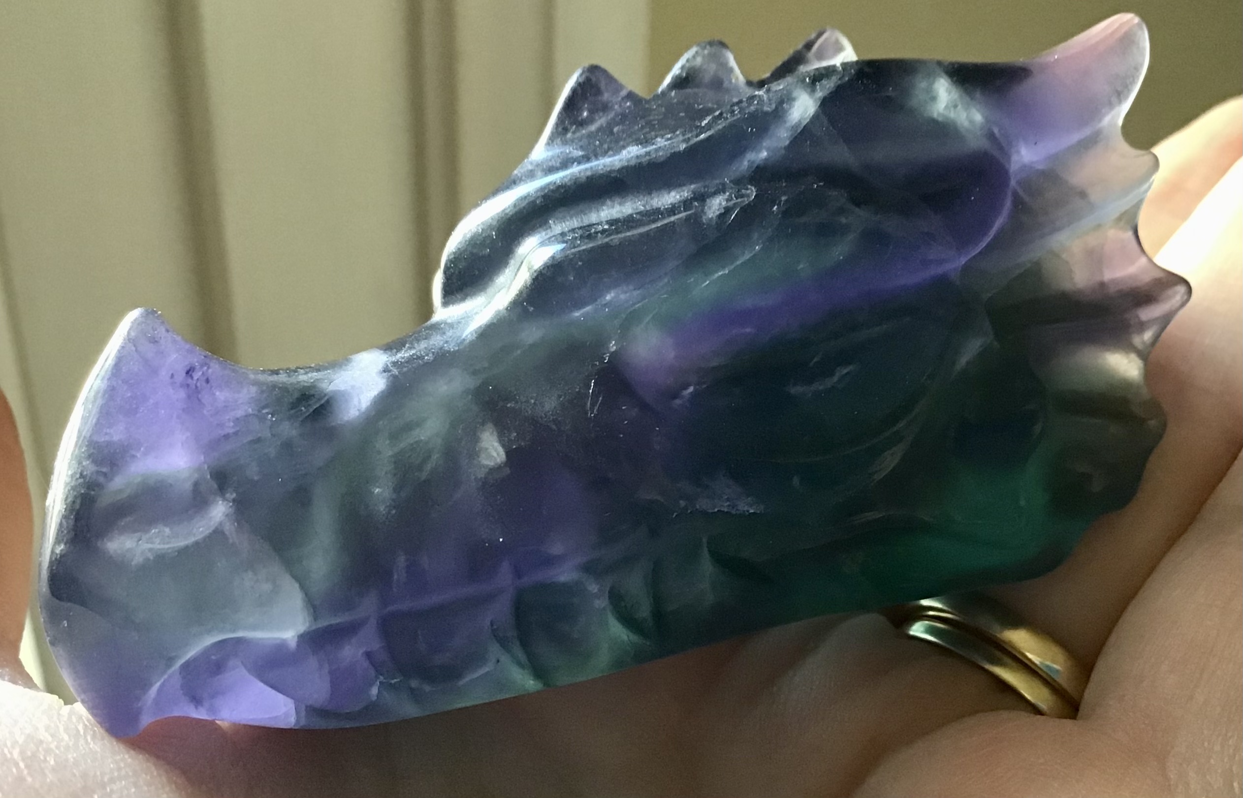 Fluorite Crystal Dragon