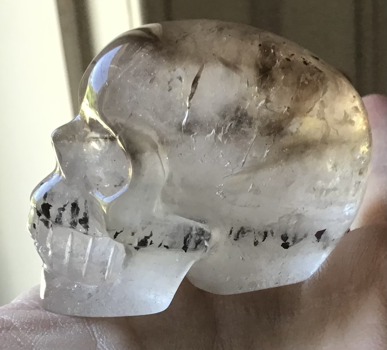 Super Seven Quartz Crystal Skull