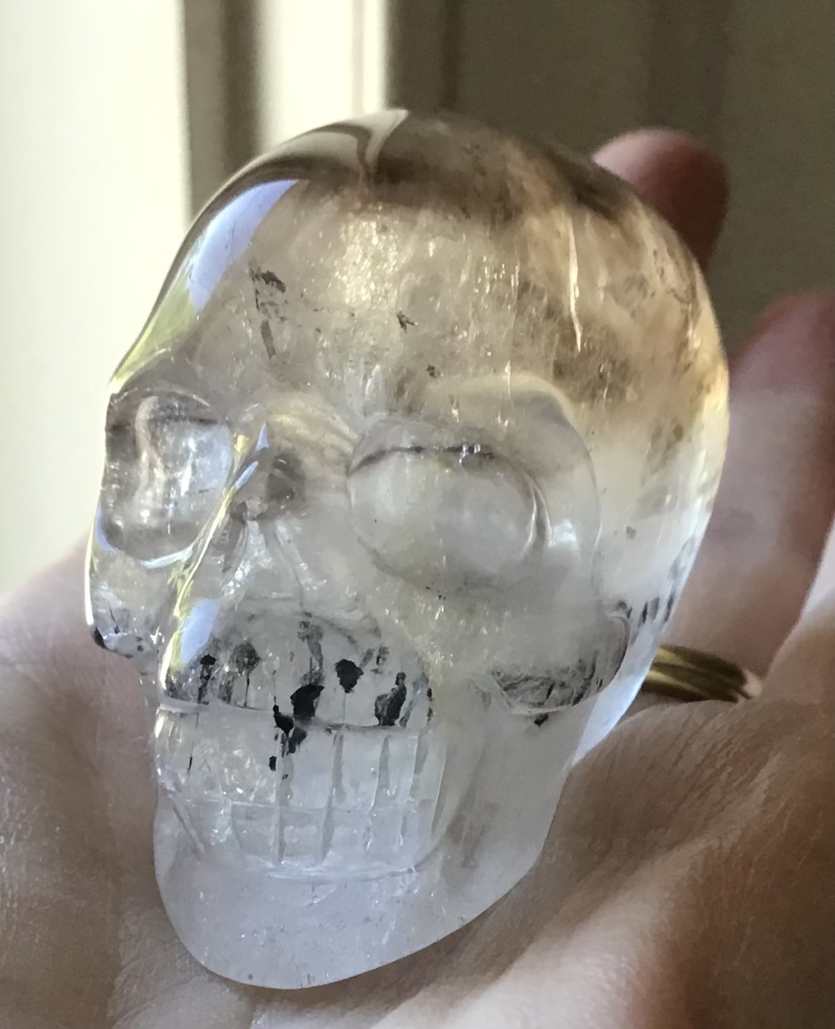 Super Seven Quartz Crystal Skull - Image 3