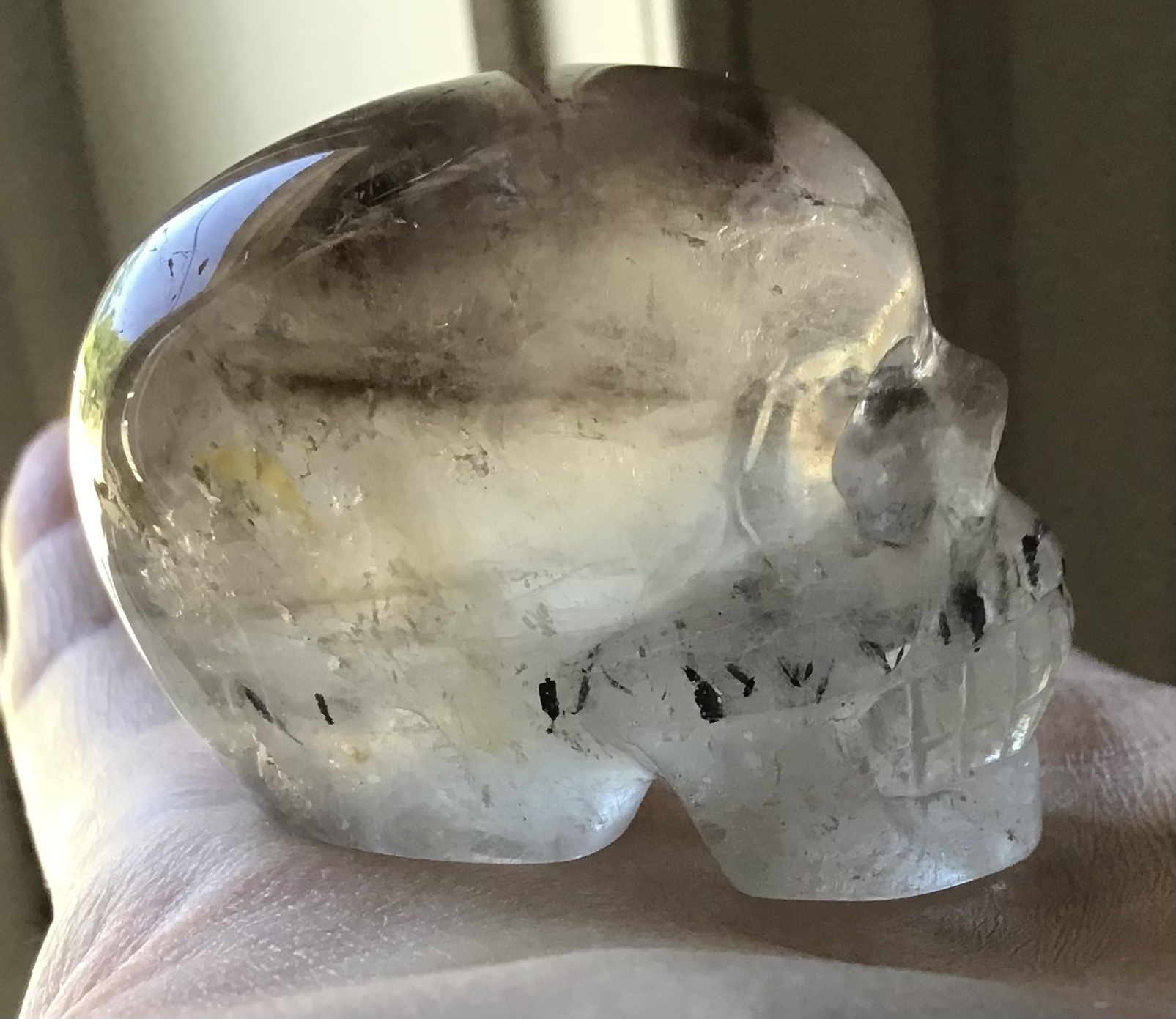Super Seven Quartz Crystal Skull - Image 5